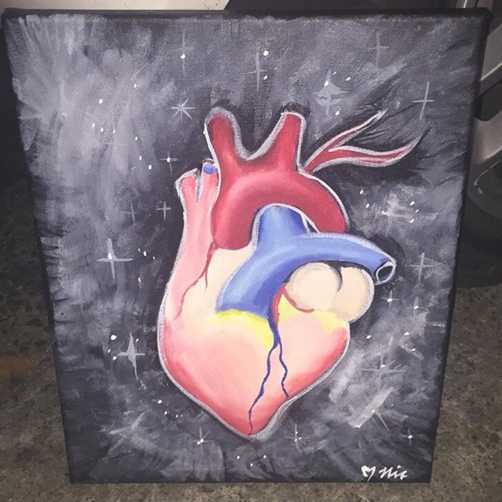 Original Heart Painting